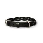 Cooper & Quint geflochtenes Hundehalsband – Schwarz