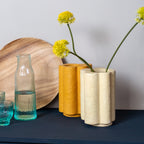 Vase Blume Pappmaché 21cm