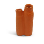 Vase Pappmaché H27&23cm orange