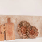 Wall decoration or Bowl MELAYA Wall Basket made of Banana Fiber large