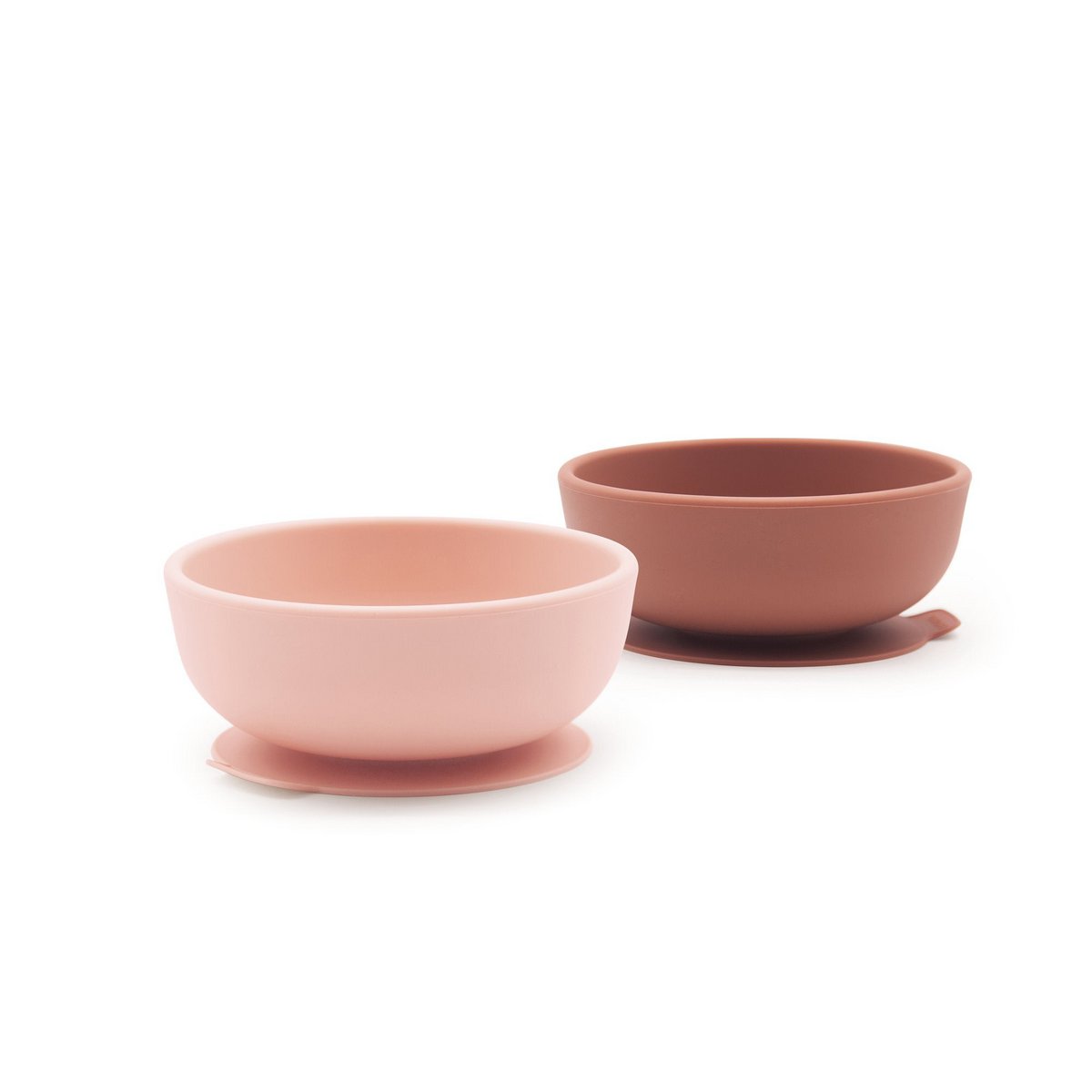 Suction bowl set of two silicone