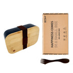 ECO Bambus Lunchboxhalter Schwarz