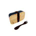 ECO Bambus Lunchboxhalter Schwarz