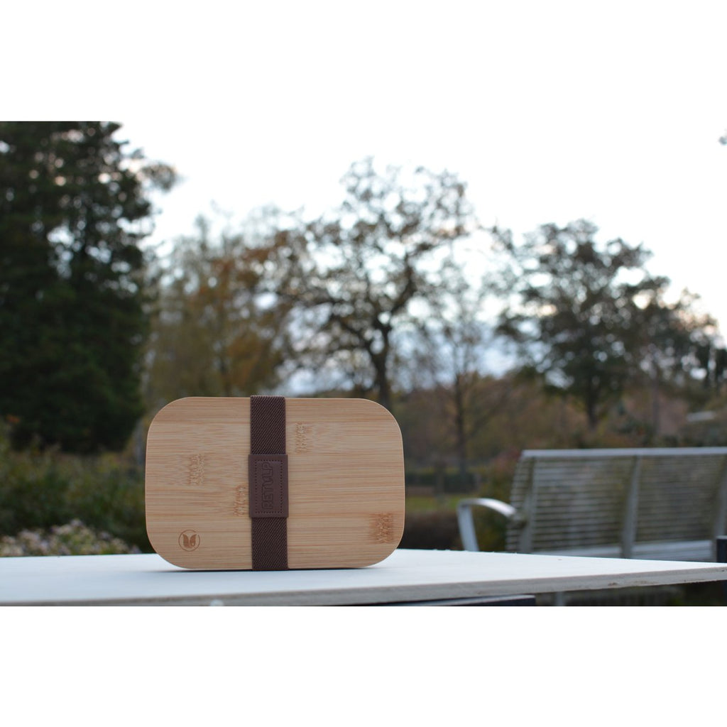 ECO Bambus Lunchboxhalter Schwarz