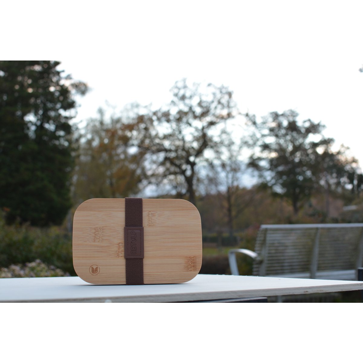ECO Bambus Lunchboxhalter Schwarz