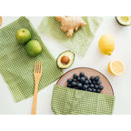 Vegane Frischhaltefolie, 3 Stück, Alternative zur Bienenwachs-Frischhaltefolie