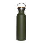 RVS drinkfles lekvrij bamboe dop 750 ml