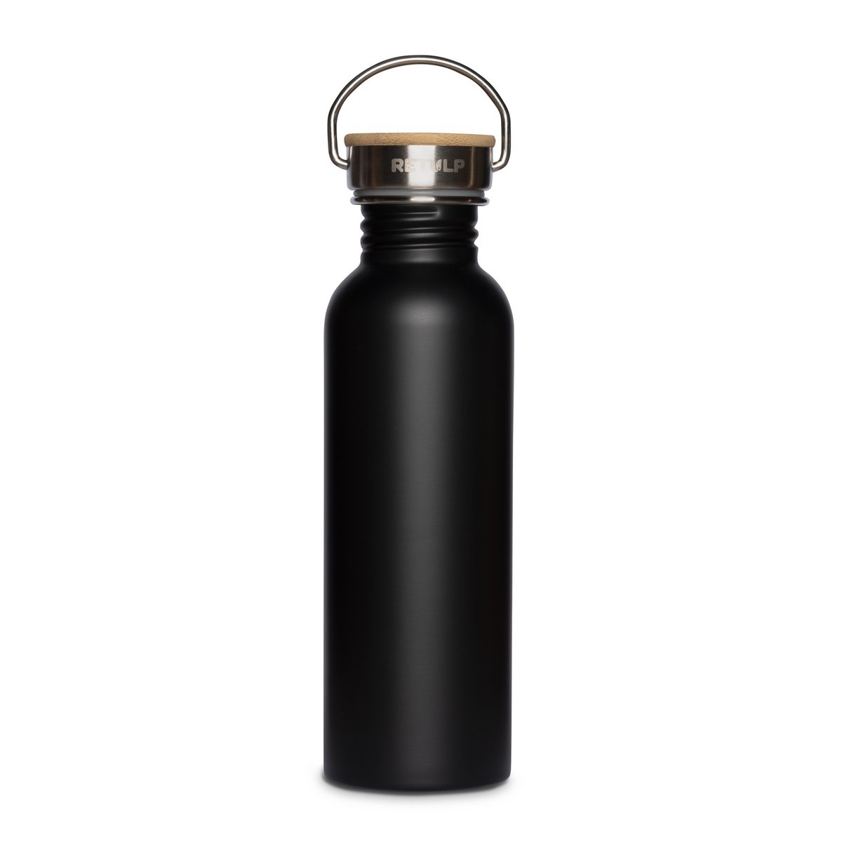RVS drinkfles lekvrij bamboe dop 750 ml