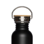 RVS drinkfles lekvrij bamboe dop 750 ml