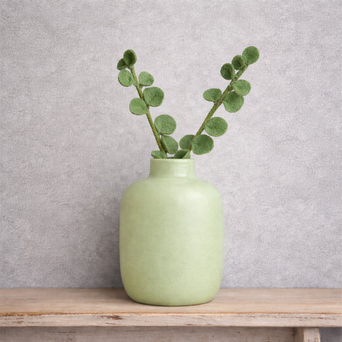 BeYoona Vilten Eucalyptus Tak 45 cm – Handgemaakt in Nepal