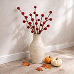Branch balls orange and burgundy