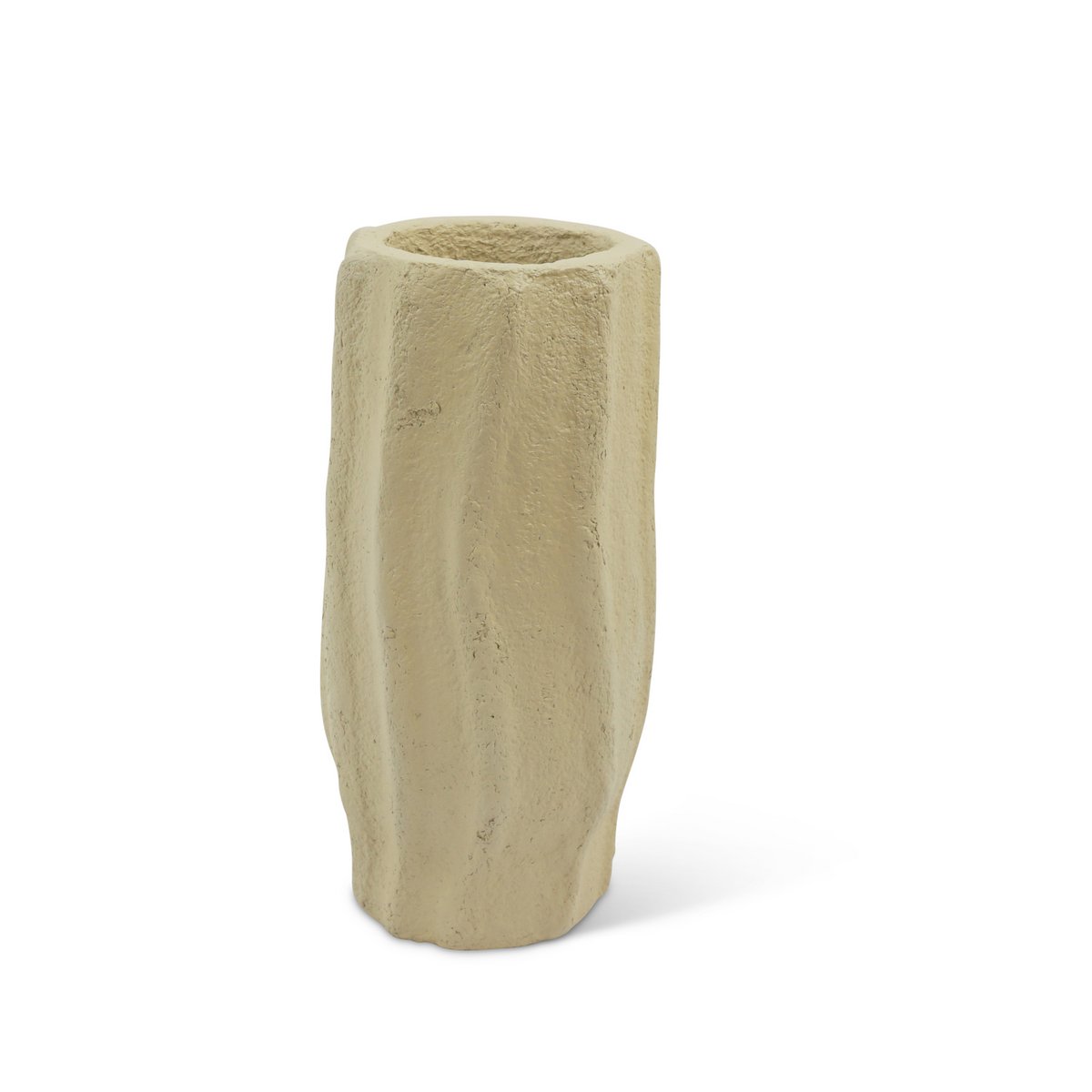 Kinta Papierpulp Vaasje golvend – Handgemaakt & Gerecycled