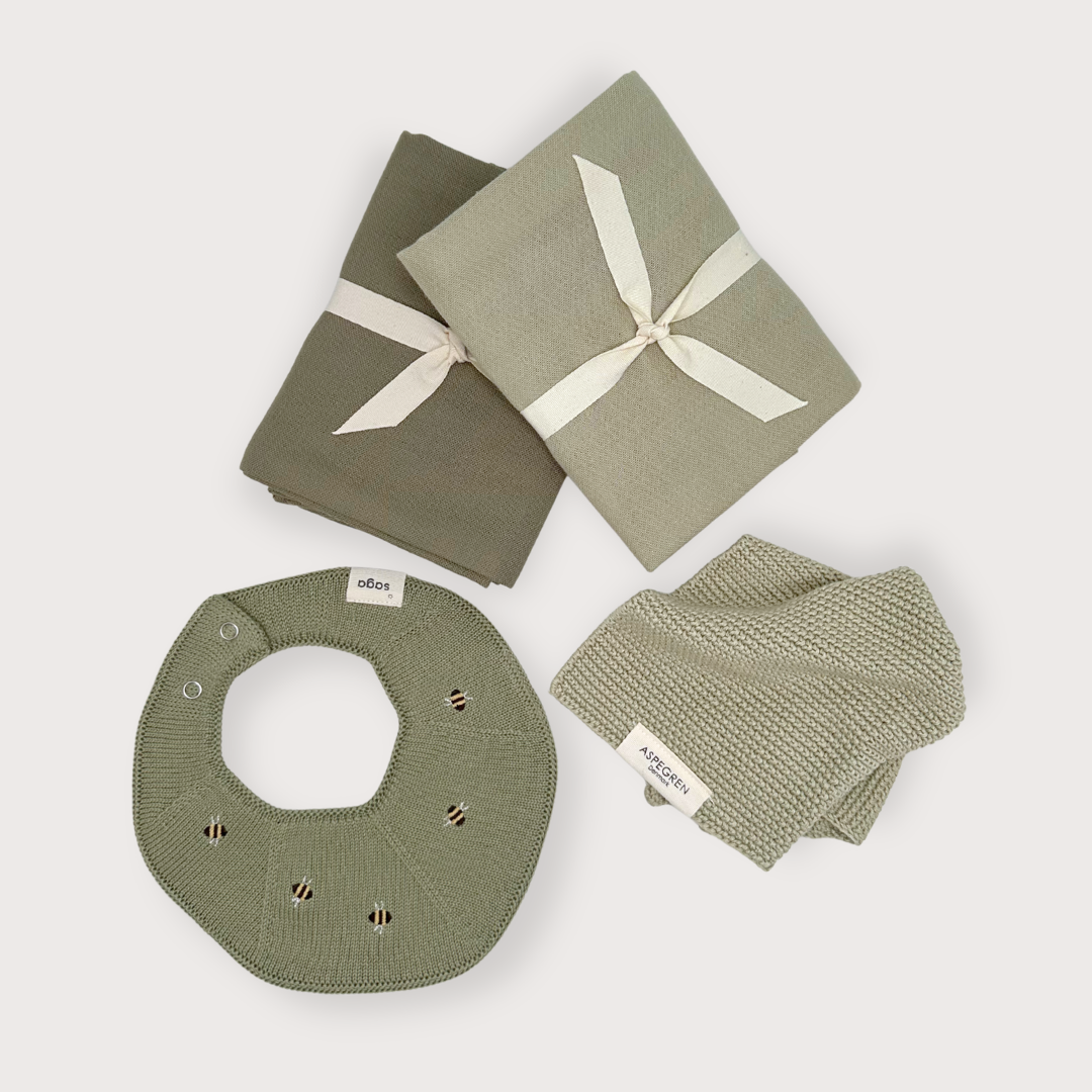 Baby Gift Box Sage Meadow - sustainable luxury maternity gift