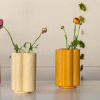 Vase Blume Pappmaché 21cm