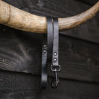 Cooper & Quint No Fuss Leren Hondenriem – Zwart