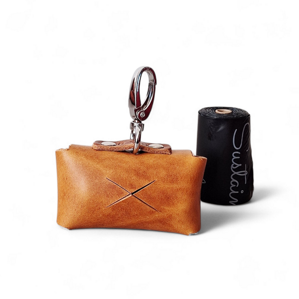 Cooper & Quint Kotbeutelhalter – Camel (Cognac)