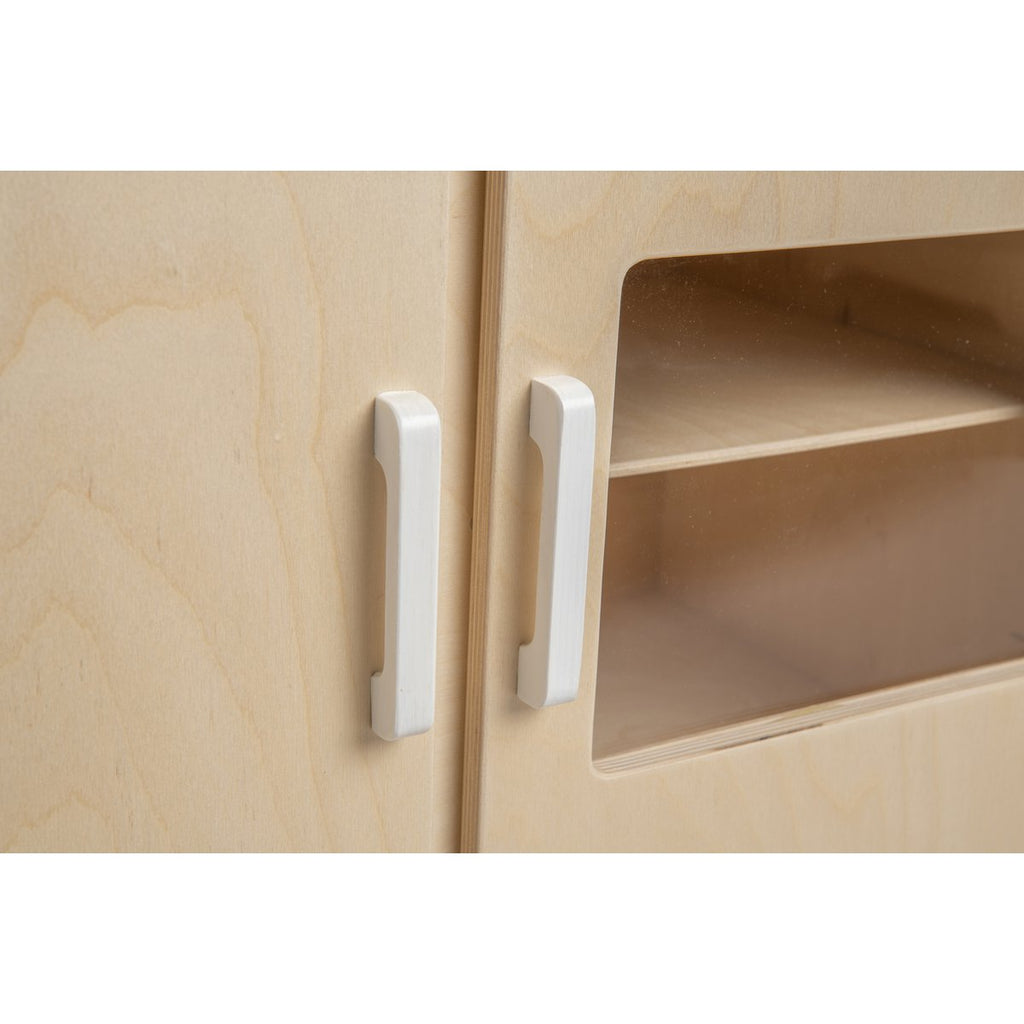 Van Dijk Toys Wooden Kitchen – Natural with White, Daycare Quality