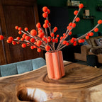 Vase Blume Pappmaché 21cm