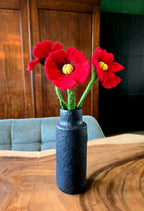 Mohnblume rot und orange
