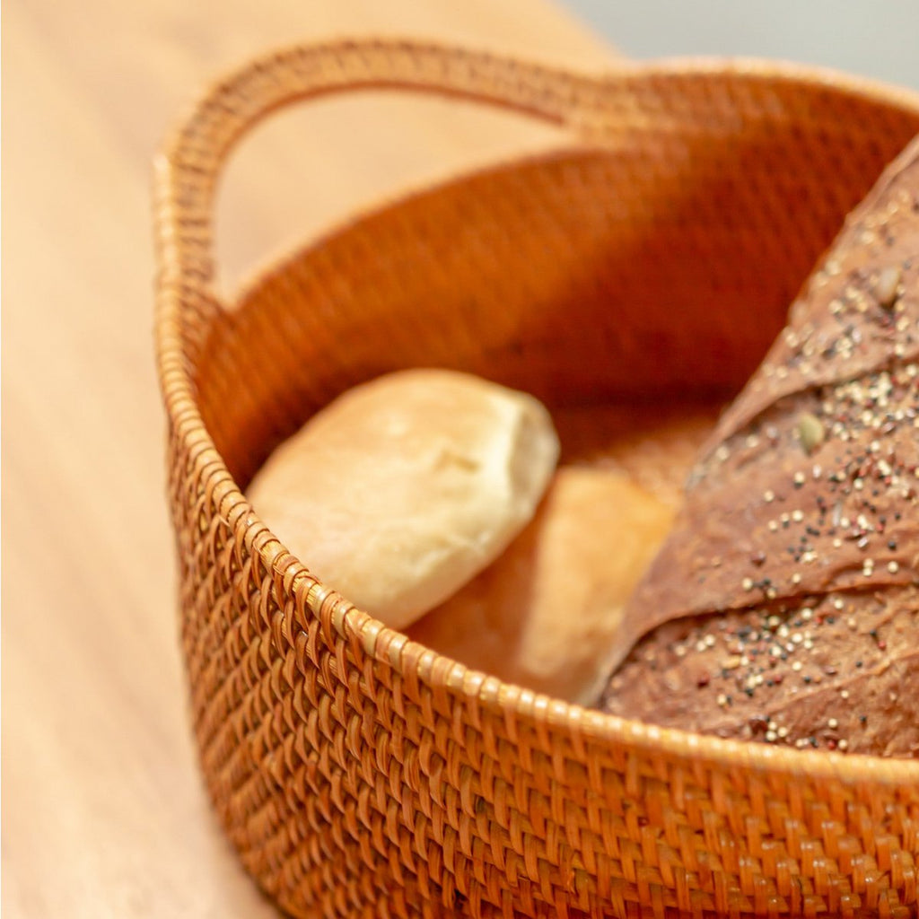 Suwari Rotan Broodmand & Fruitschaal – Handgemaakt