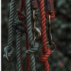 Cooper & Quint Twisted Cotton Verstellbare Hundeleine | Mokka