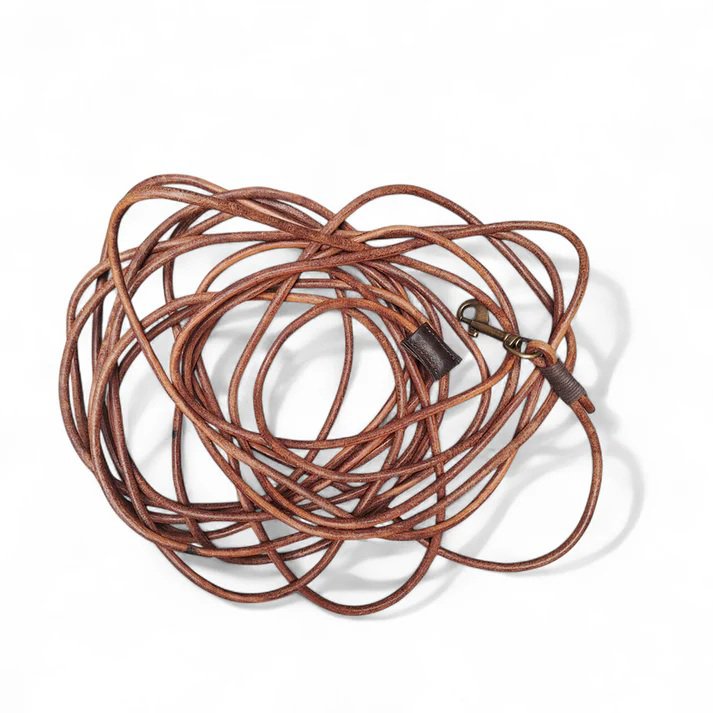 Cooper Quint Leder-Schleppleine Drift – Braun