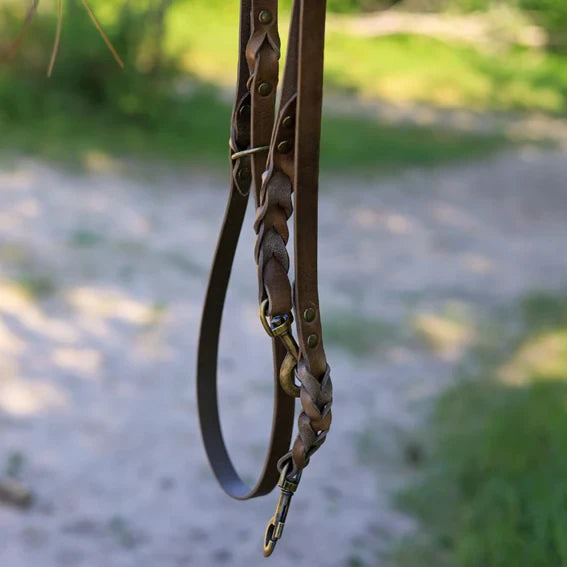 Cooper & Quint Twisted Switch Adjustable Dog Leash – Stone