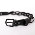 Cooper & Quint geflochtenes Hundehalsband – Schwarz