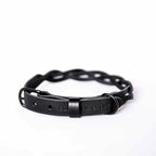 Cooper & Quint geflochtenes Hundehalsband – Schwarz
