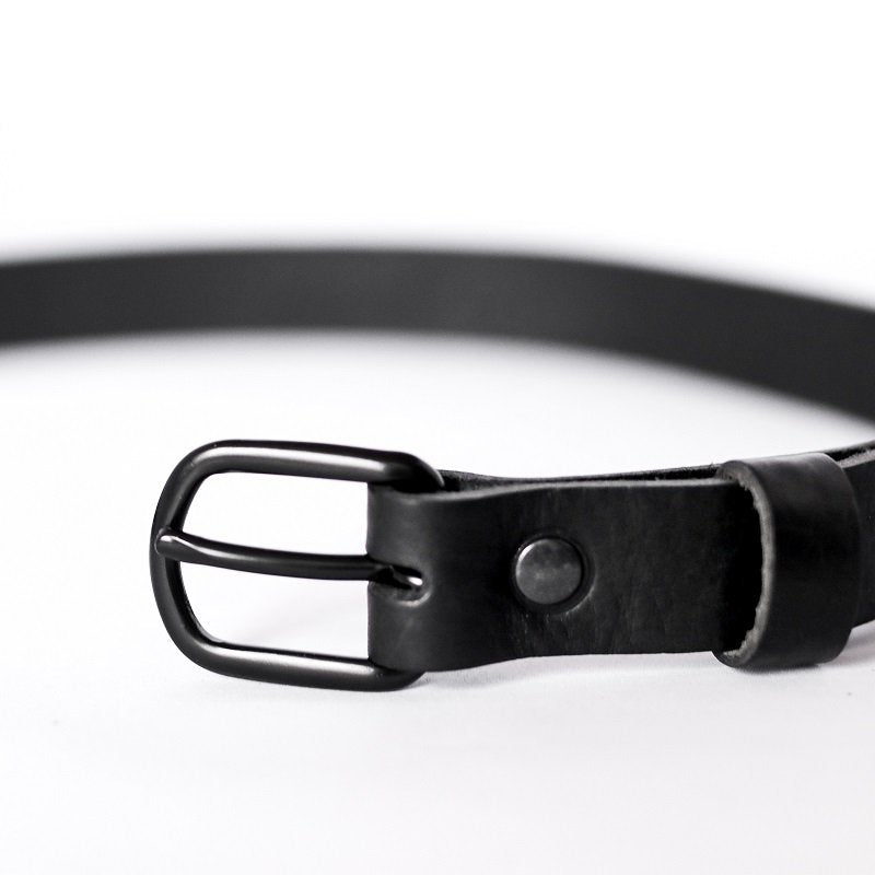 Cooper & Quint No Fuss Leather Dog Collar – Black