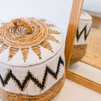 PALEM – Handmade laundry basket, storage basket with lid
