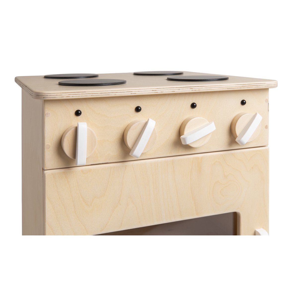 Van Dijk Toys Wooden Stove - Natural with White Daycare Quality