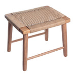 SUNDA – Handgemaakte kruk van Trembesi-hout & gerecycled papier