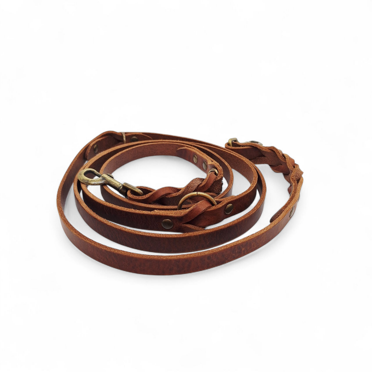 Cooper & Quint Twisted Switch Verstellbare Hundeleine – Braun