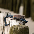 Cooper & Quint Twisted Cotton Verstellbare Hundeleine – Mitternachtsblau