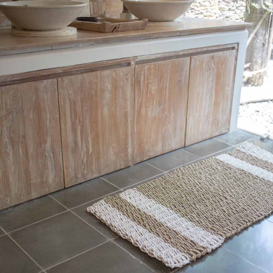 Sewu Zeegras Vloerkleed 120 × 60 cm – Handgemaakt