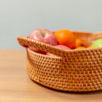 Suwari Rotan Broodmand & Fruitschaal – Handgemaakt
