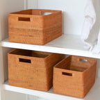 WARSA – Hand-braided rattan storage basket