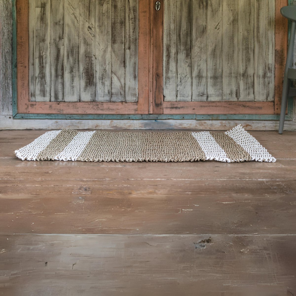 Sewu Zeegras Vloerkleed 120 × 60 cm – Handgemaakt