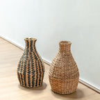 DAYANA – Handgefertigte Vase aus Wasserhyazinthe