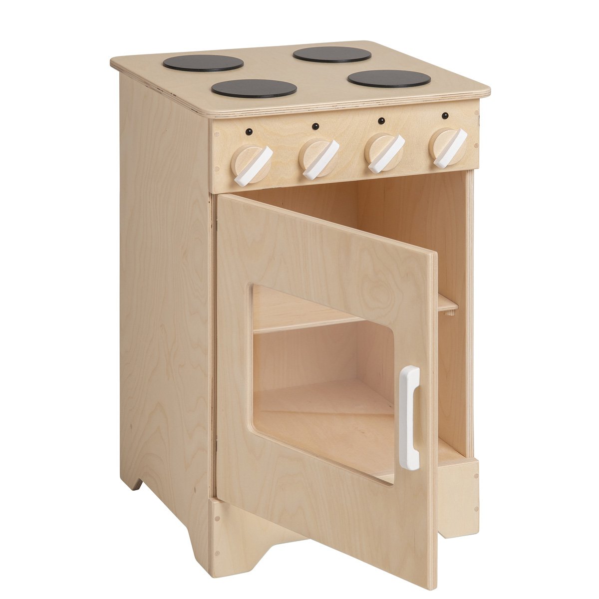 Van Dijk Toys Wooden Stove - Natural with White Daycare Quality