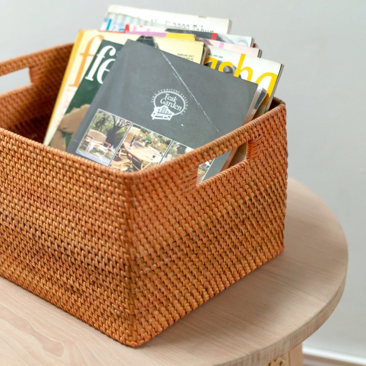 WARSA – Hand-braided rattan storage basket