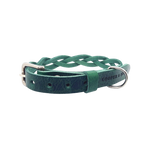 Cooper & Quint Twisted Braided Dog Collar – Green