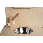 Van Dijk Toys Wooden Kitchen – Natural with White, Daycare Quality