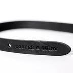 Cooper & Quint No Fuss Leather Dog Collar – Black