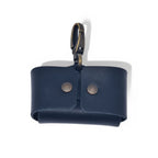 Cooper & Quint poop bag dispenser - tanned leather – Black