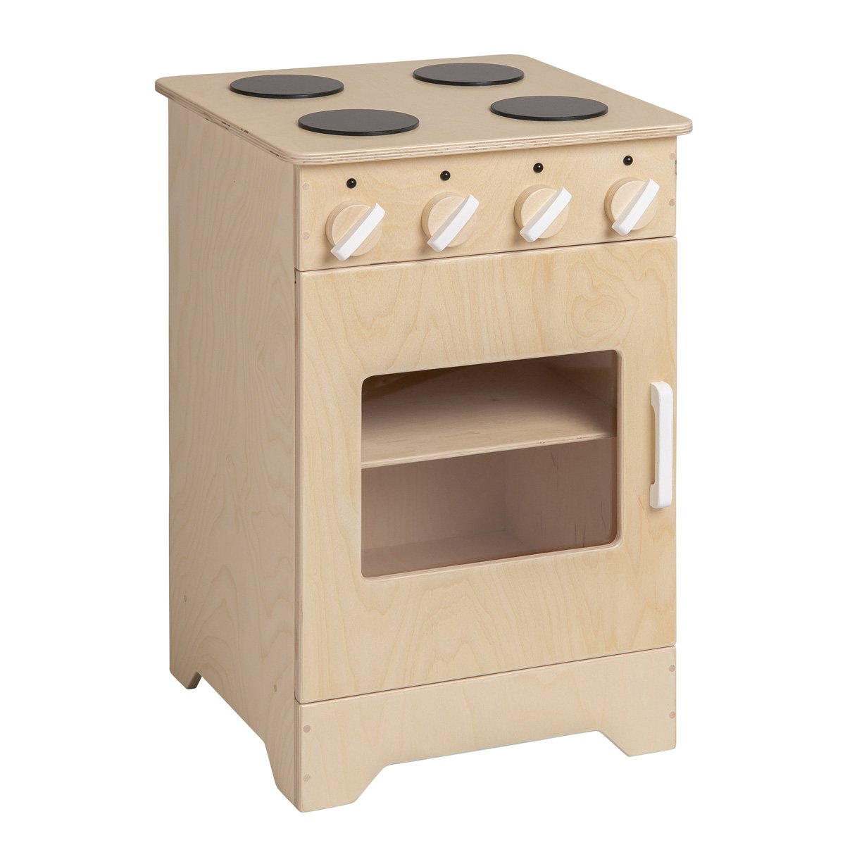 Van Dijk Toys Wooden Stove - Natural with White Daycare Quality