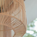 LIKU – Handgefertigter Lampenschirm aus Rattan