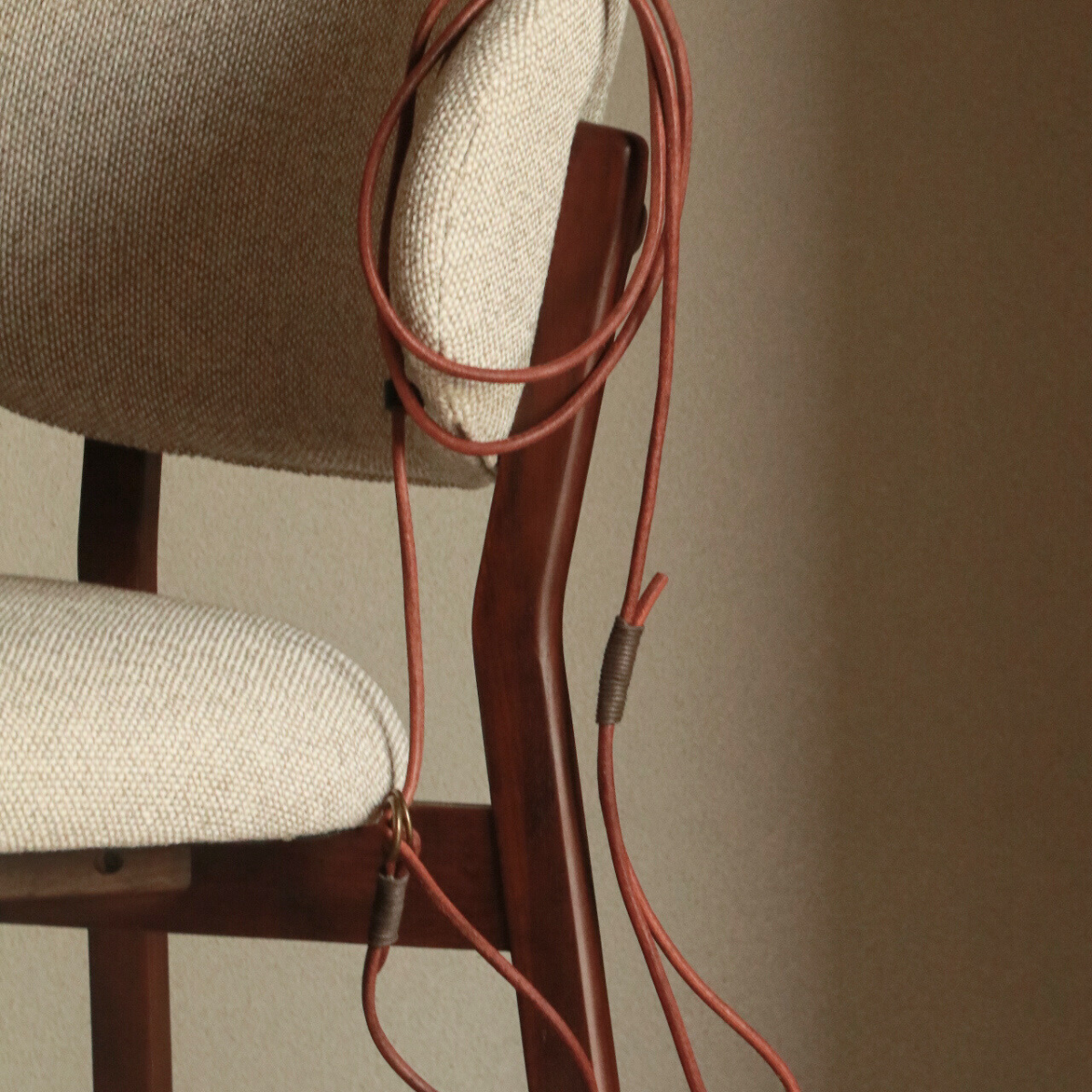Cooper & Quint Schleppleine - Gerolltes Leder - 180 cm