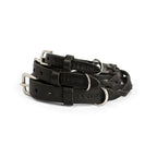 Cooper & Quint geflochtenes Hundehalsband – Schwarz